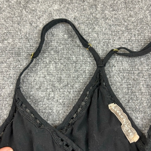 NAKED PRINCESS Women’s Black Tank Top Racerback Romper size: Medium - Picture 4 of 10